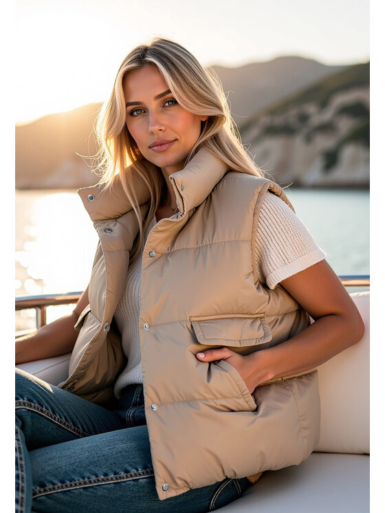 FIGL FIGL Vesta M1115 Béžová Regular Fit