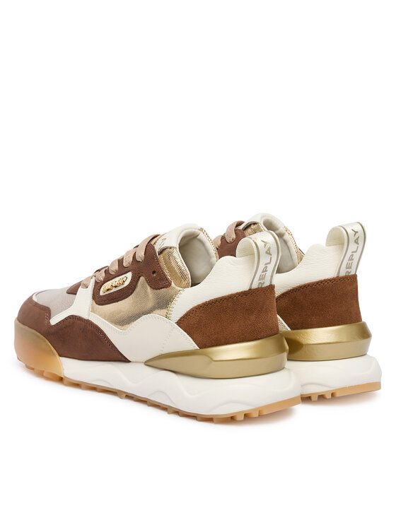 REPLAY REPLAY Sneakersy Field W GWS9H .000.C0014L Złoty