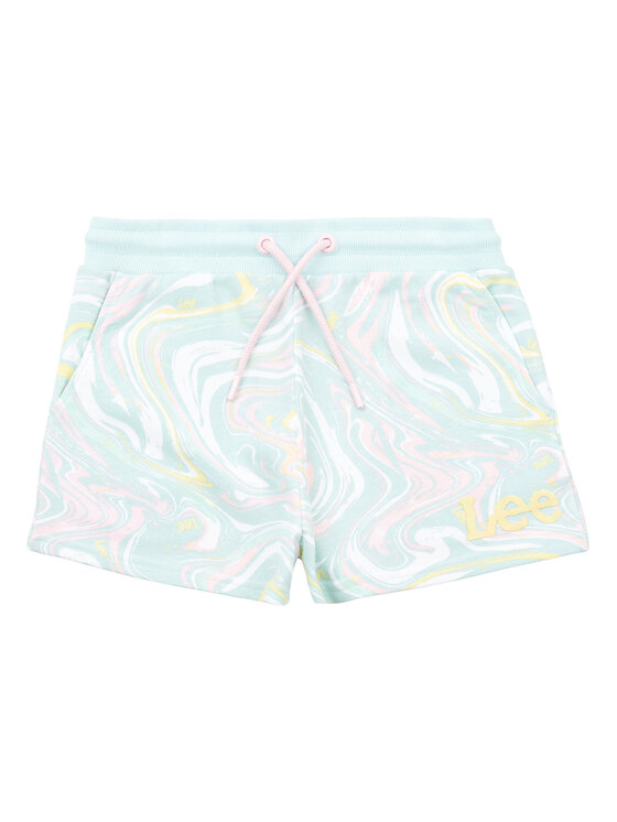 Lee Lee Bavlnené šortky Marble AOP LEG5095 Farebná