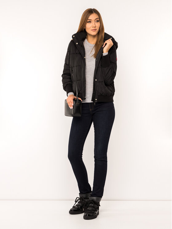 Armani Exchange Armani Exchange Pūkinė striukė 6GYB27 YNQAZ 1200 Juoda Regular Fit