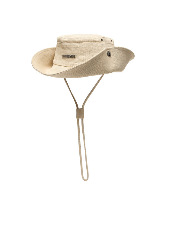 JACQUEMUS JACQUEMUS Klobúk 25E255AC7215113 Béžová