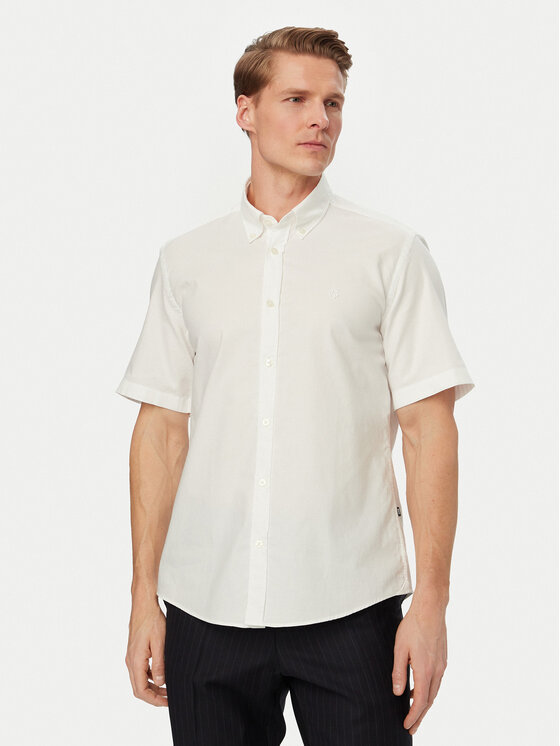 BOSS BOSS Srajca H-Liam 50560404 Bela Regular Fit