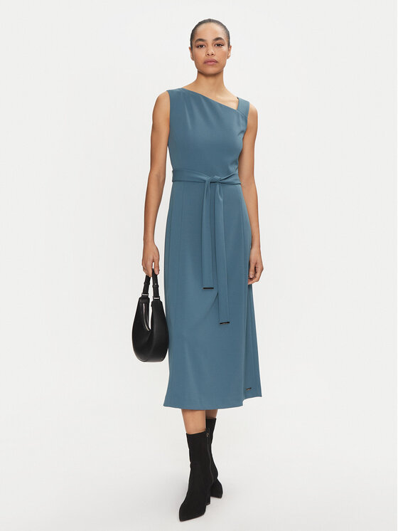 Calvin Klein Calvin Klein Sukienka codzienna K20K207895 Zielony Regular Fit