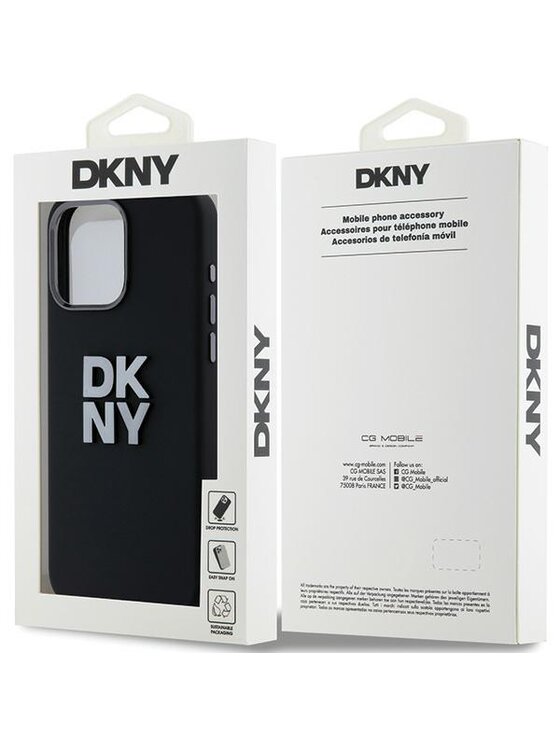 DKNY DKNY Etui na telefon Apple iPhone 15 Pro Czarny