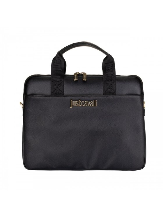 Torba na laptopa Just Cavalli, Czarna, 79QAB36 ZSB85 899