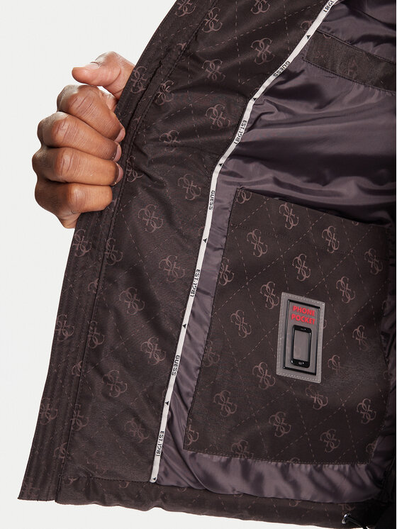 Guess Guess Ziemas jaka M5BL0B W2322 Melns Relaxed Fit