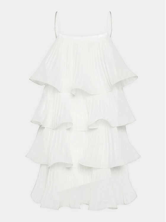 YAS YAS Sukienka koktajlowa Lucia 26036503 Biały Regular Fit