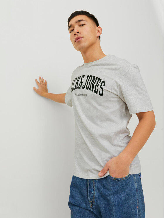 Jack&Jones Jack&Jones T-shirt Josh 12236514 Grigio Relaxed Fit