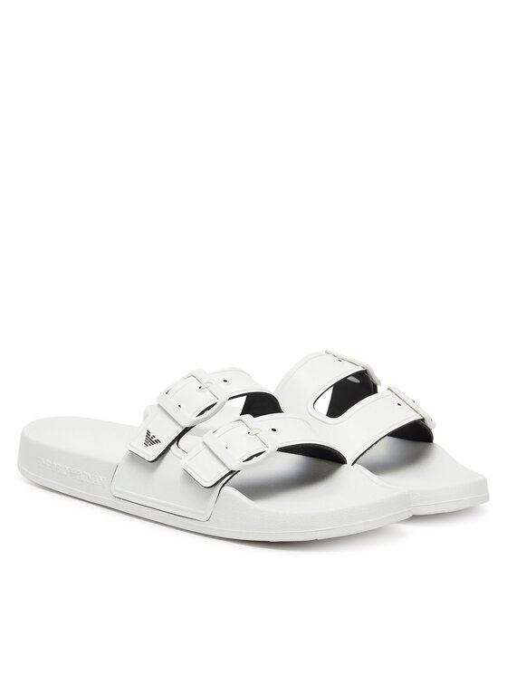 Emporio Armani Emporio Armani Şlapi XVPS13 XR275 T680 Alb