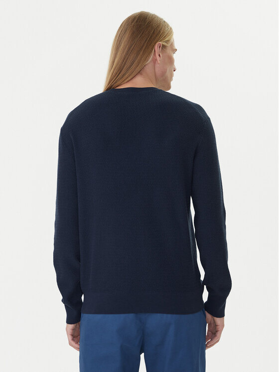 Calvin Klein Calvin Klein Sveter LV04LB327G Tmavomodrá Regular Fit