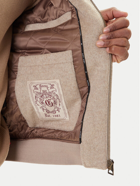 Guess Guess Übergangsjacke M5BL2K W0682 Beige Regular Fit
