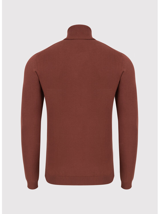 Pako Lorente Pako Lorente Sweter P26WN-2X-016 Miedziany Classic Fit
