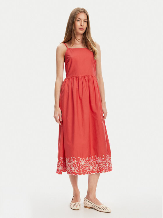 United Colors Of Benetton United Colors Of Benetton Vasarinė suknelė 4KUSDV0B7 Raudona Regular Fit