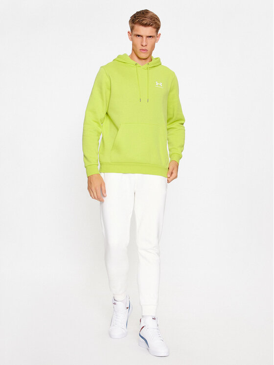 Under Armour Under Armour Bluza Ua Essential Fleece Hoodie 1373880 Żółty Loose Fit