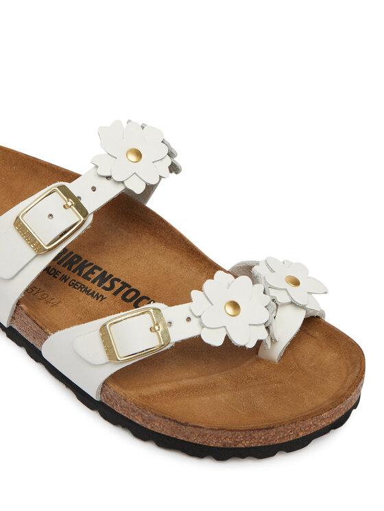 Birkenstock Birkenstock Infradito Mayari Flowe Embellishment 1032060 Bianco