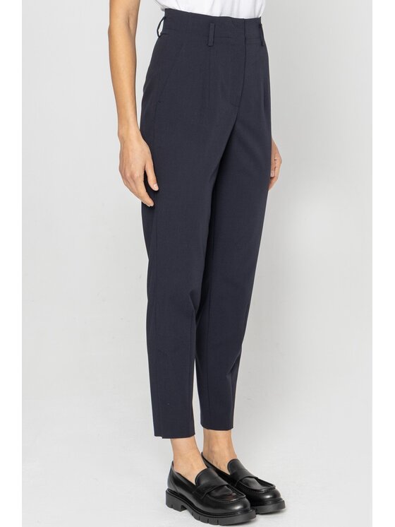 Deni Cler Milano Deni Cler Milano Spodnie materiałowe W-DC-5281-D5-A9-59-1 Granatowy Regular Fit