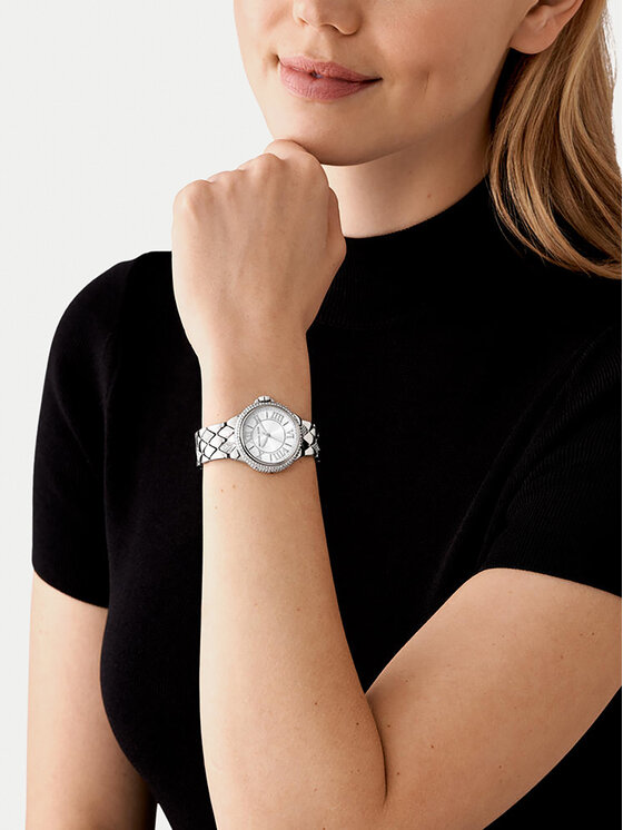 Michael Kors Michael Kors Sat Camille MK4804 Srebrna