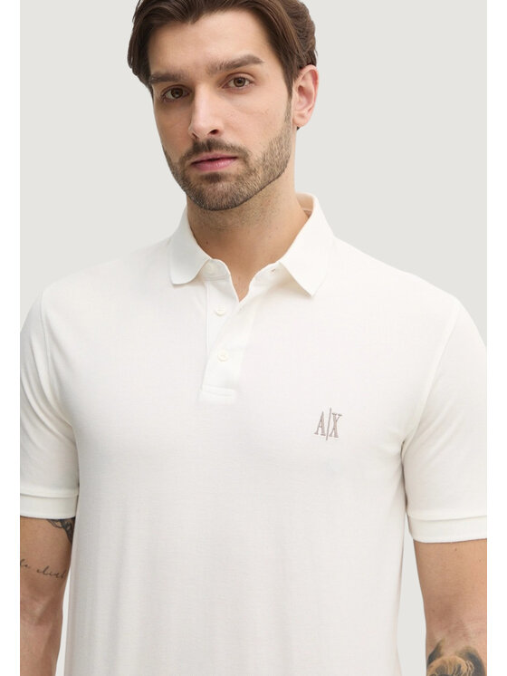 Armani Exchange Armani Exchange Polo XM000367 AF13022 Bianco Casual Fit