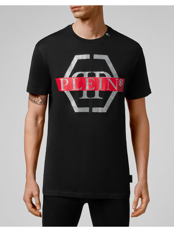PHILIPP PLEIN PHILIPP PLEIN T-Shirt 22947 Černá Regular Fit