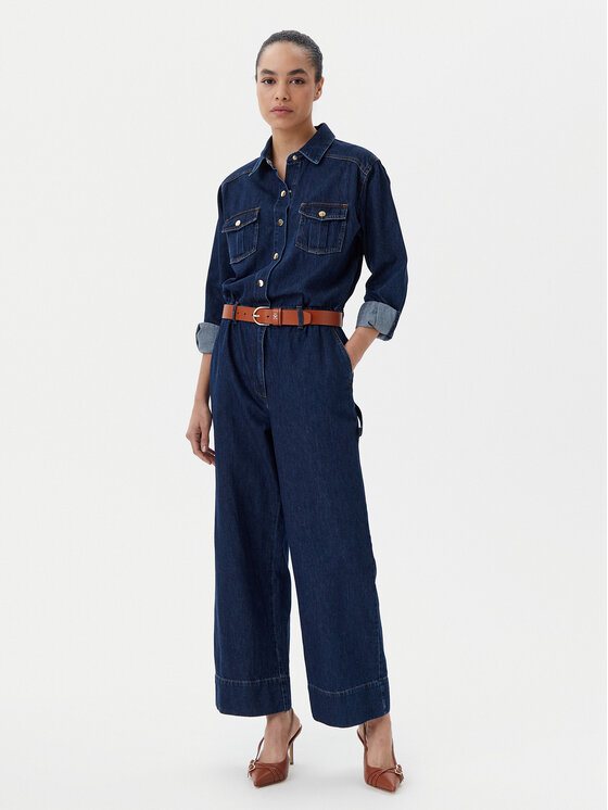 Luisa Spagnoli Luisa Spagnoli Jumpsuit Pantera 541809 Dunkelblau Regular Fit
