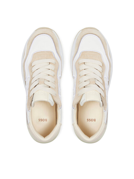 BOSS BOSS Sneakersy Skylar Runn 50536387 Beżowy