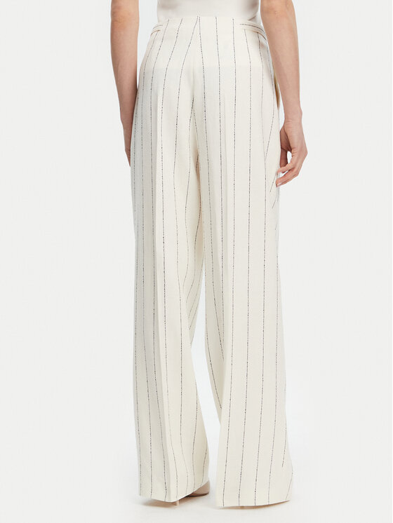 BOSS BOSS Pantaloni di tessuto Tiana5 50538216 Beige Relaxed Fit
