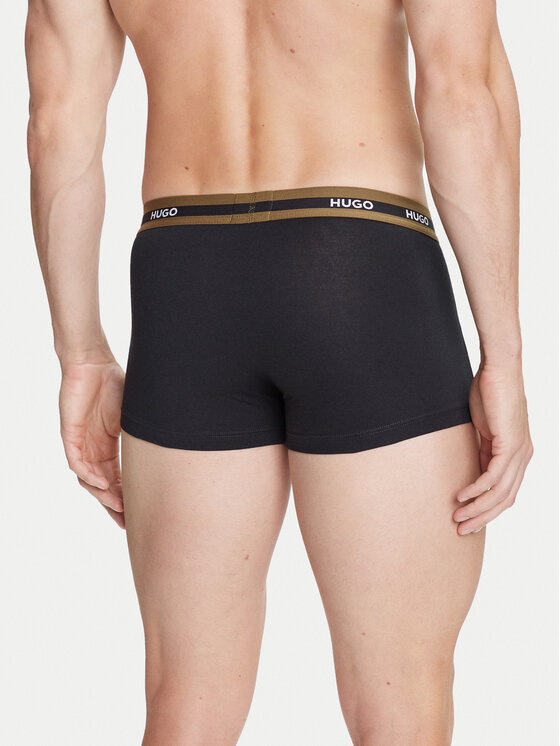 HUGO HUGO Set di 3 boxer 50492375 Nero