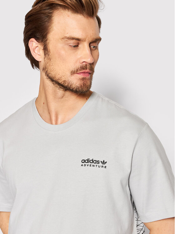 T-shirt Adventure Mountain Back HK5009 Grigio