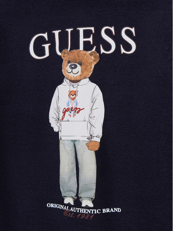 Guess Guess Светр N6YR06 Z0903 Cиній Regular Fit
