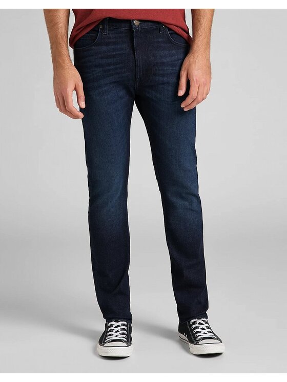 Lee Lee Jeansy RIDER Niebieski Slim Fit