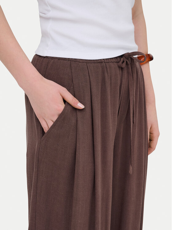 ONLY ONLY Штани з тканини Siesta 15373197 Коричневий Regular Fit
