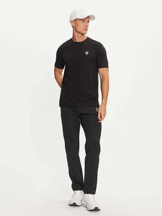 EA7 Emporio Armani EA7 Emporio Armani Marškinėliai 8NPT16 PJRGZ 1200 Juoda Regular Fit
