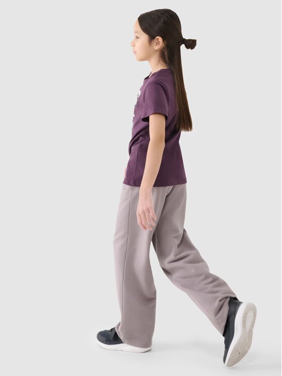 4F 4F Teplákové nohavice 4FJRSS25TTROF1355-83S Hnedá Relaxed Fit