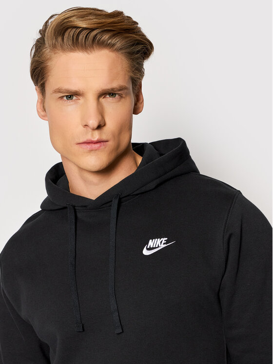 Nike Nike Felpa Sportswear Club BV2654 Nero Standard Fit