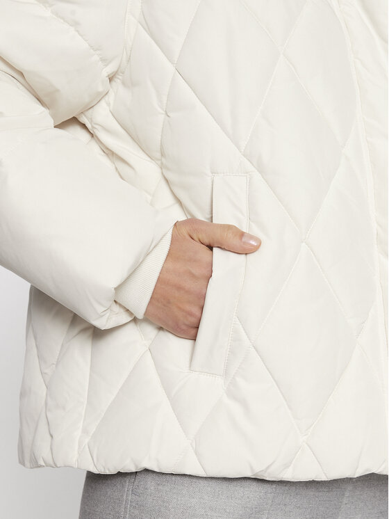 Lee Lee Kurtka zimowa 112341600 Écru Relaxed Fit