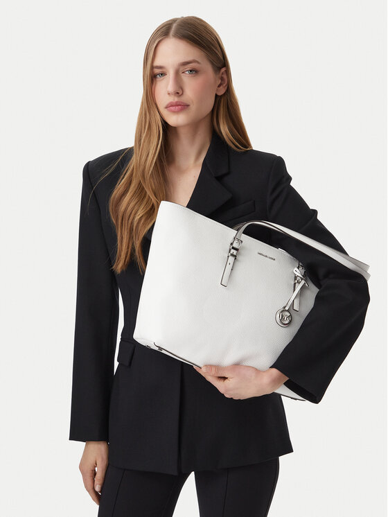 MICHAEL Michael Kors MICHAEL Michael Kors Geantă Quinn 30T5SQNT9L Alb