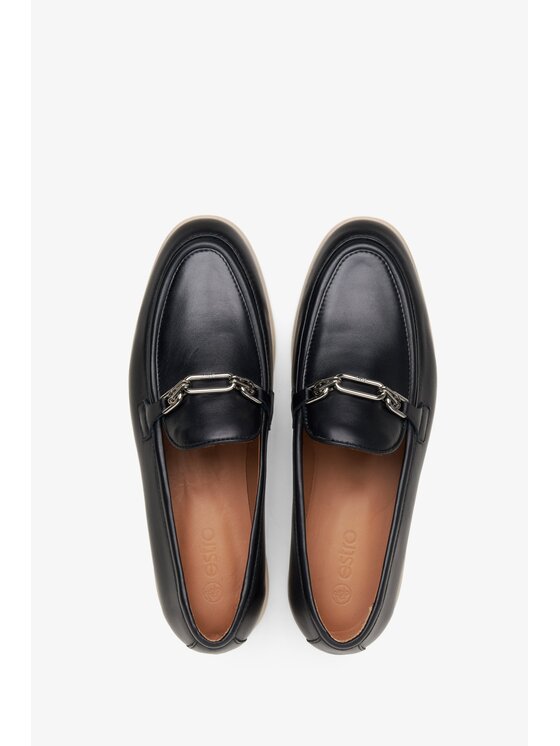 Estro Estro Loafersy ER00115614 Černá