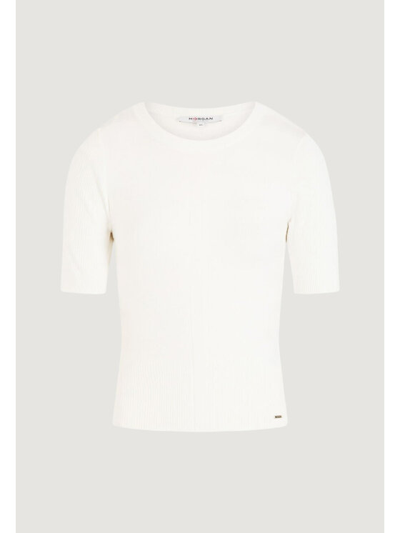 Morgan De Toi Morgan De Toi Maglione 242-MENTHE Bianco Casual Fit