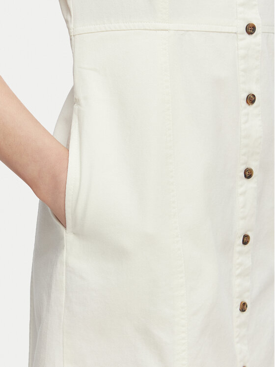 French Connection French Connection Vestito di jeans 71SZN Bianco Regular Fit