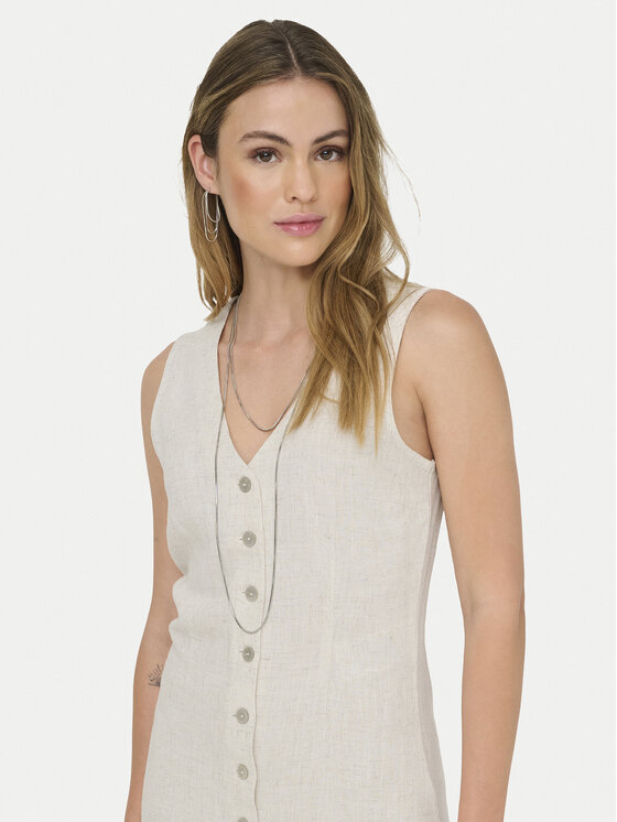 ONLY ONLY Повсякденна сукня Siesta 15357797 Світло-бежевий Regular Fit