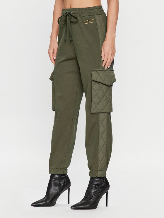 Fracomina Pantaloni da tuta FJ23WVC003W650C9 Cachi Regular Fit