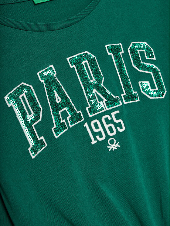 United Colors Of Benetton United Colors Of Benetton Blusa 3I1XC10JD Verde Regular Fit