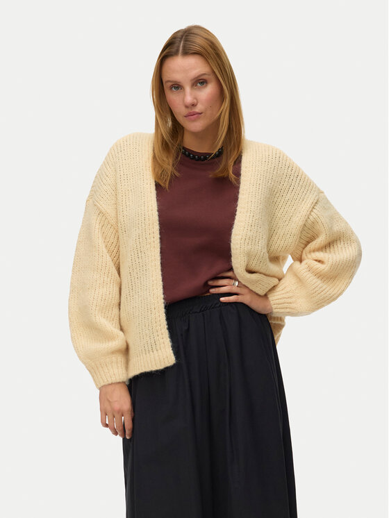 Vero Moda Vero Moda Kardigán Maybe 10273101 Žltá Oversize