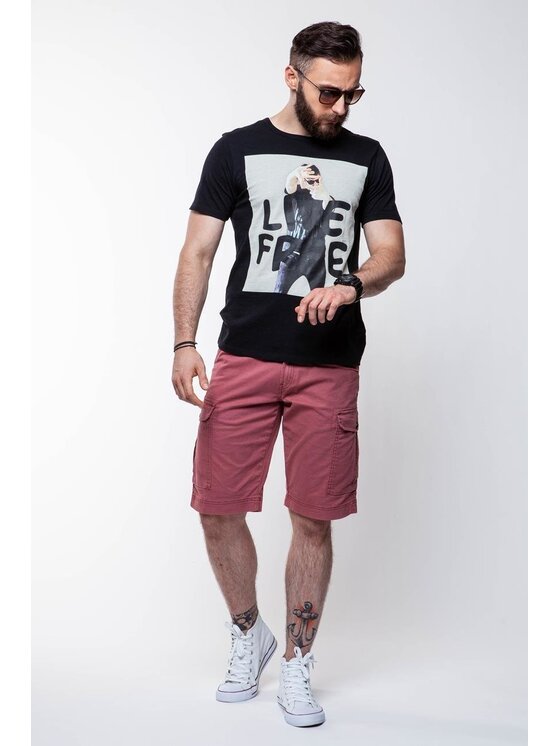 Lee Lee T-shirt PHOTO TEE Nero Regular Fit