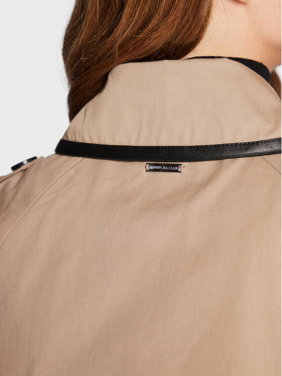 Bruuns Bazaar Bruuns Bazaar Trench Portland Mina BBW2996 Bež Regular Fit