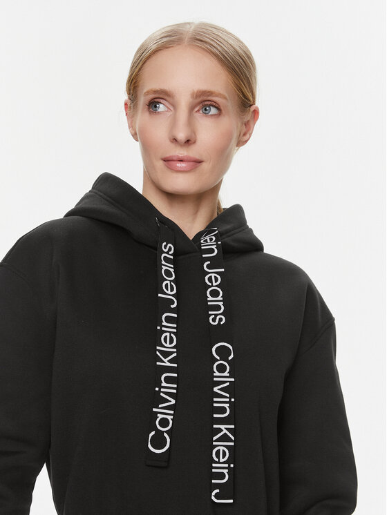 Calvin Klein Jeans Calvin Klein Jeans Džemper haljina J20J221991 Crna Regular Fit