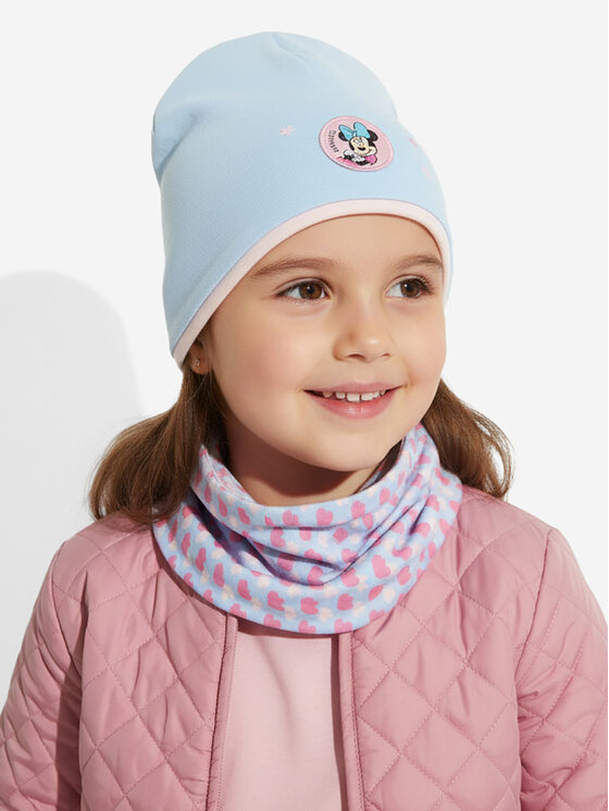 Mickey&Friends Mickey&Friends Set căciulă și fular tip guler CEO-ACCCS-AW25-220DSTC Albastru