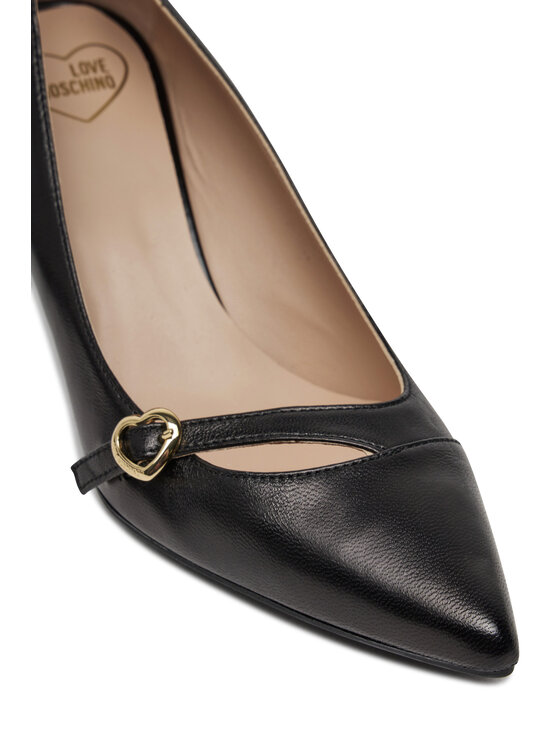LOVE MOSCHINO LOVE MOSCHINO Pantofi cu toc subțire JA10527G0LIA0000 Negru