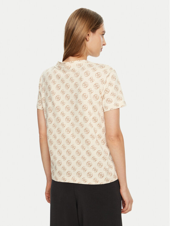 Guess Guess Póló V4YI04 I3Z14 Ekru Regular Fit