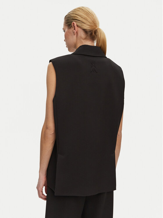 Patrizia Pepe Patrizia Pepe Mellény 8S0512/A375-K103 Fekete Regular Fit